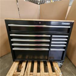 Phoenix Husky Modular Tool Storage 52 in. W x 20 in. D Standard Duty Black Mobile Workbench Cabinet