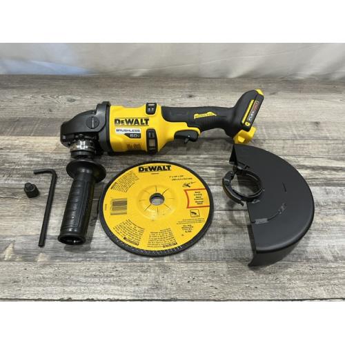 AS-IS DEWALT FLEXVOLT 60V Cordless 7 in. Angle Grinder (Tool-Only)