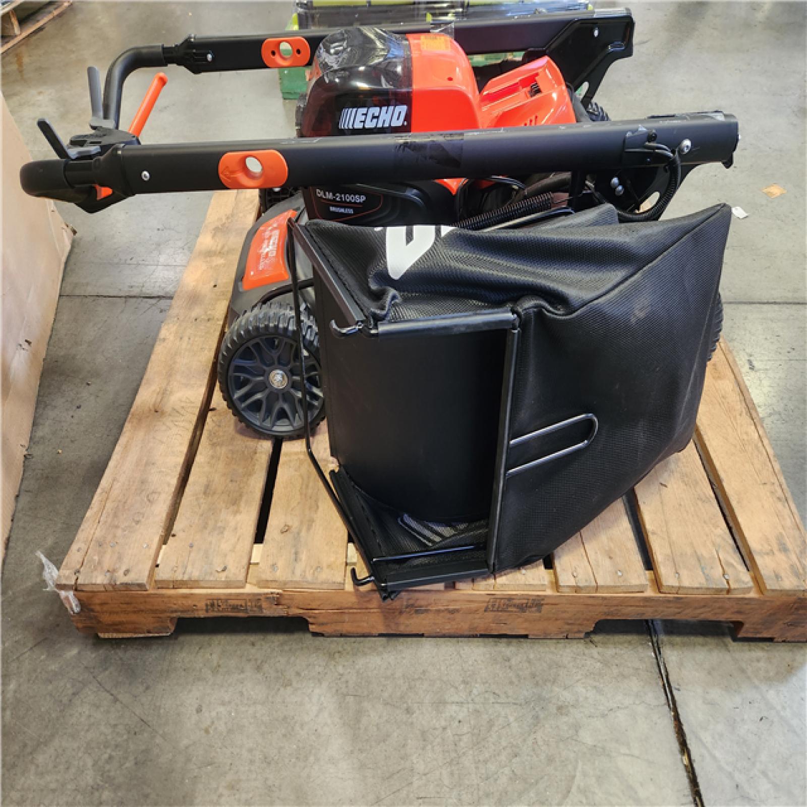 Phoenix NEW ECHO 56V 21 in. Cordless Battery 3-in-1 Walk Behind Self-Propelled Lawn Mower w/ (2) 5Ah Batteries and Rapid Charger