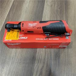 GOOD Milwaukee 2457-20 M12 3/8  Ratchet (Bare Tool KIT battery & charge)