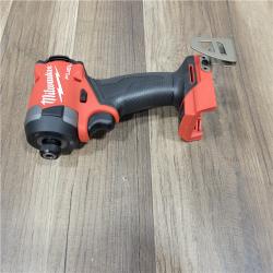 AS-IS Milwaukee 2953-20 18V Lithium-Ion Brushless Cordless 1/4   Hex Impact Driver Bare Tool  Red