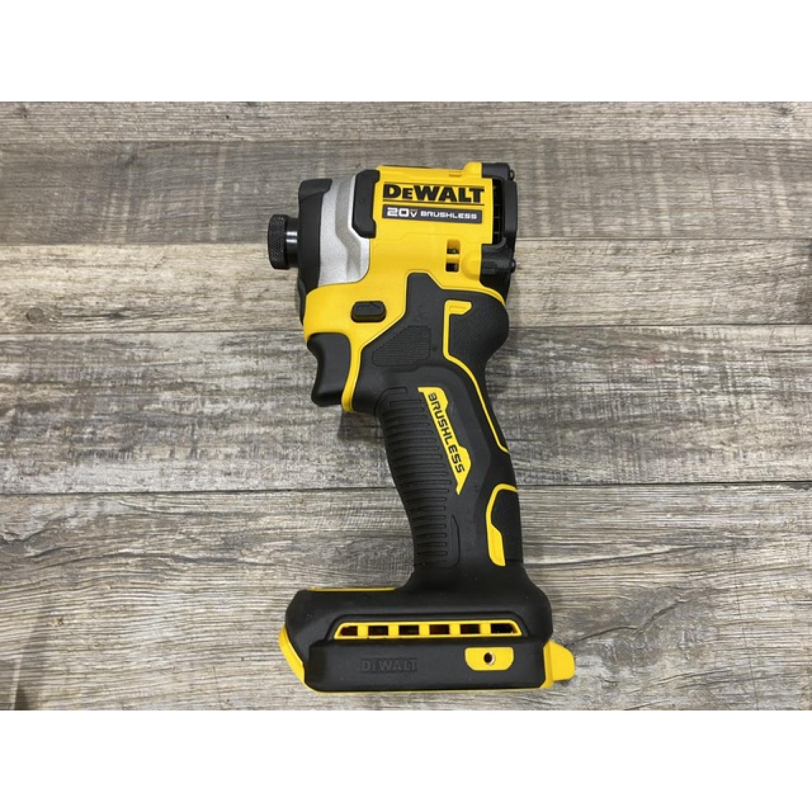 AS-IS DEWALT ATOMIC 20V MAX Lithium-Ion Cordless 1/4 in. Brushless Impact Driver Kit