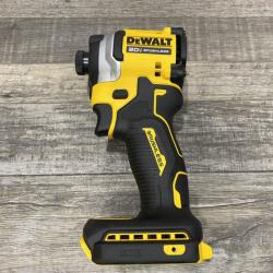 AS-IS DEWALT ATOMIC 20V MAX Lithium-Ion Cordless 1/4 in. Brushless Impact Driver Kit