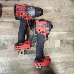 HOUSTON LOCATION - AS-IS MILWAUKEE FUEL 18V Lithium-Ion Brushless Cordless Hammer Drill and Impact Driver Combo Kit