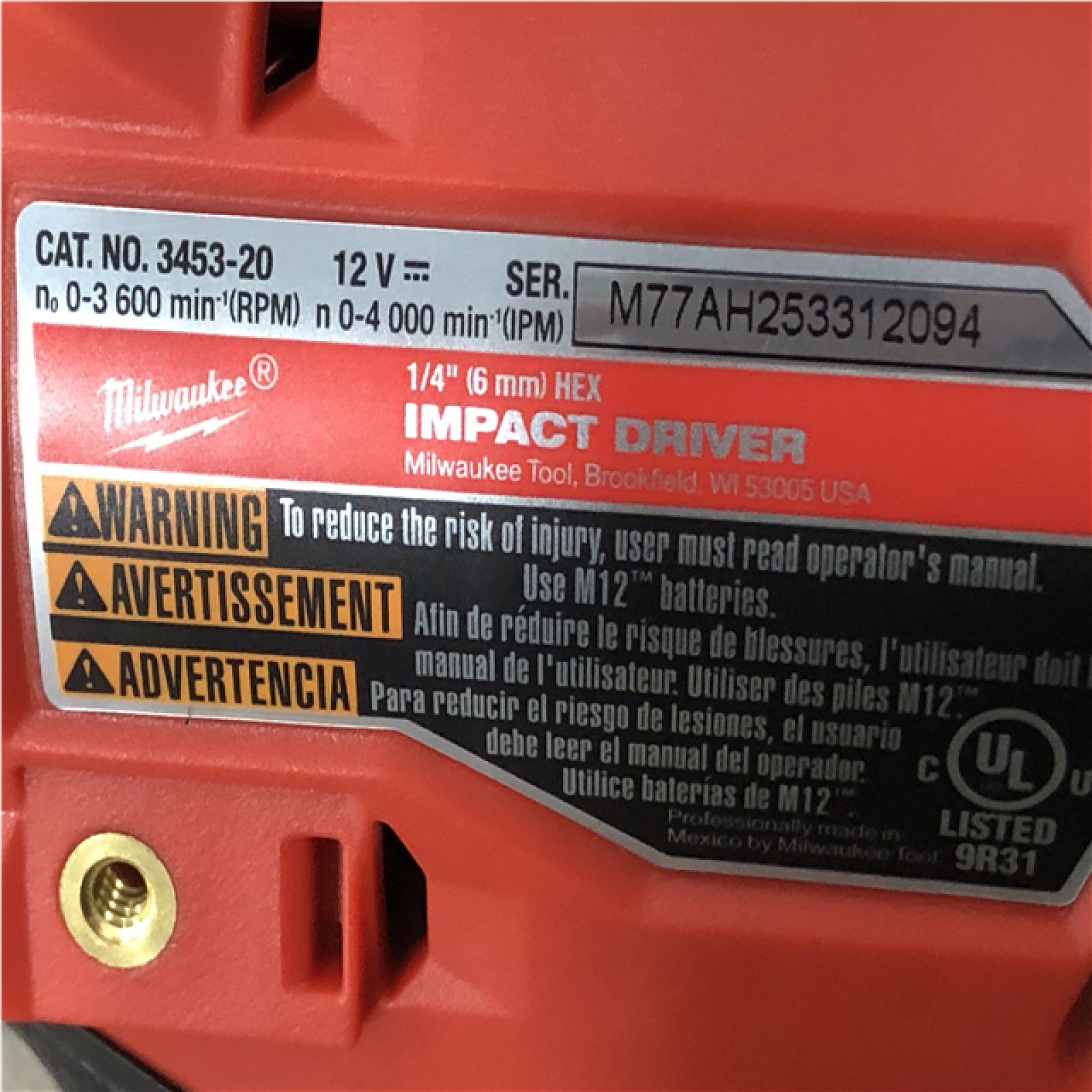 AS-IS Milwaukee FUEL 12-Volt Lithium-Ion Brushless Cordless Hammer Drill and Impact Driver Combo Kit