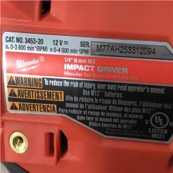 AS-IS Milwaukee FUEL 12-Volt Lithium-Ion Brushless Cordless Hammer Drill and Impact Driver Combo Kit