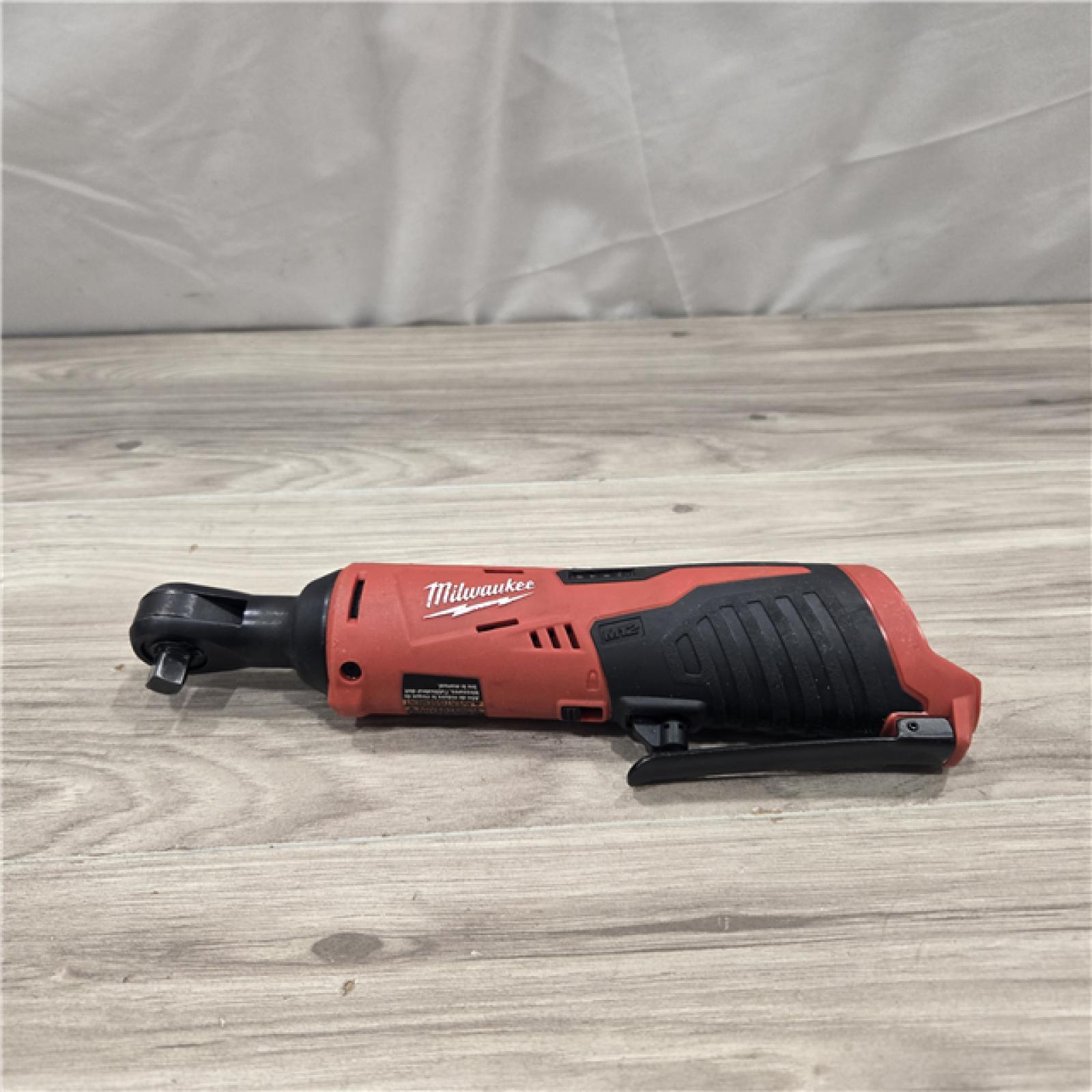 AS-IS MILWAUKEE 2457-20 .38 in. M12 Cordless Ratchet (Tool-Only)