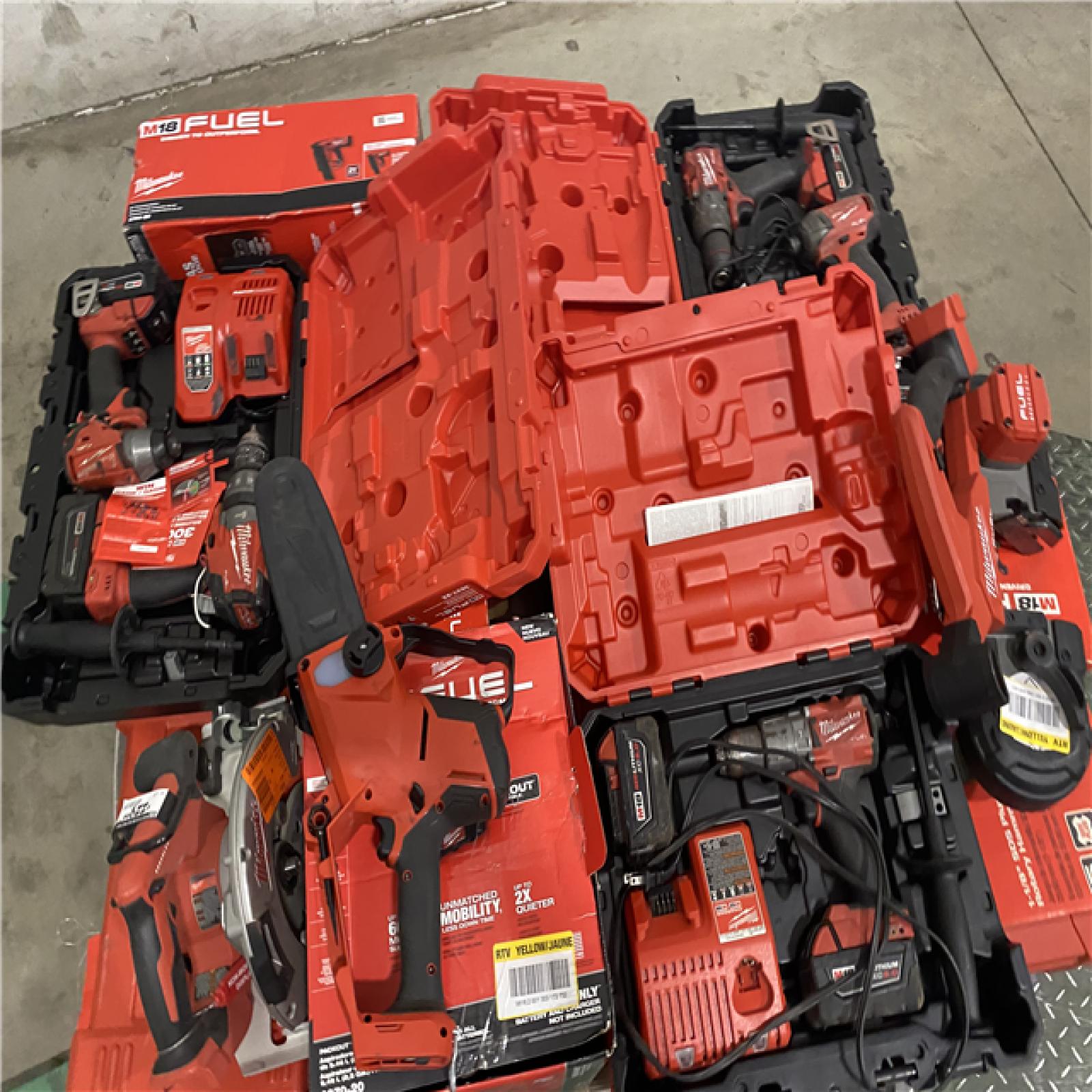 Dallas Location - As-Is MILWAUKEE Tool Pallet