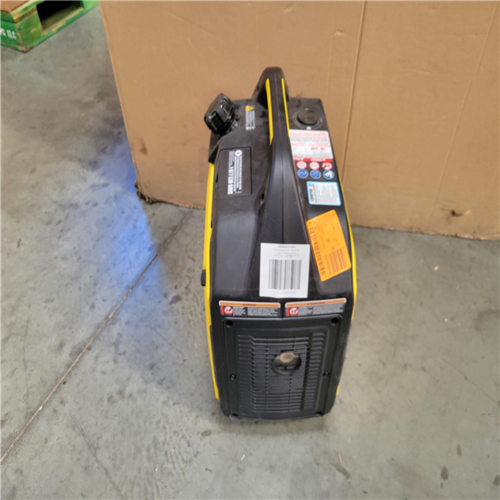 CALIFORNIA AS-IS CHAMPION 4500/3500-Watt Electric Start Gasoline/Propane Powered Dual Fuel Inverter Generator with Quiet Technology and CO Shield