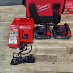 HOUSTON LOCATION - AS-IS Milwaukee M18 18V Cordless Brushed 2 Tool Drill/Driver and Impact Driver Kit