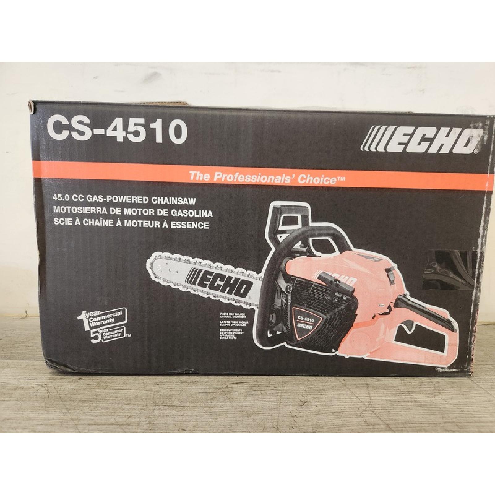 Phoenix NEW ECHO 18 in. 45.0 cc Gas 2-Stroke Rear Handle Chainsaw