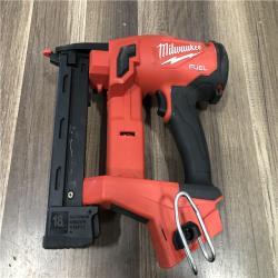 AS-IS Milwaukee FUEL 18-Volt Lithium-Ion Brushless Cordless 18-Gauge 1/4 in. Narrow Crown Stapler (Tool-Only)