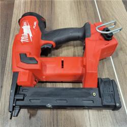 AS-IS MILWAUKEE FUEL 18-Volt Lithium-Ion Brushless Cordless 18-Gauge 1/4 in. Narrow Crown Stapler (Tool-Only)