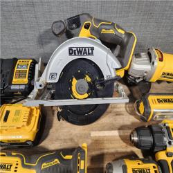 HOUSTON LOCATION - AS-IS DEWALT 8 TOOL COMBO KIT W/ (2) BATTERY & CHARGER