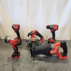 AS-IS- Milwaukee M18 Fuel 18 V 5 Amps Cordless Brushless 5 Tool