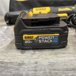 AS-IS DEWALT 20-Volt Maximum Lithium-Ion 3/8 in. and 1/2 in. Cordless Ratchet Kit