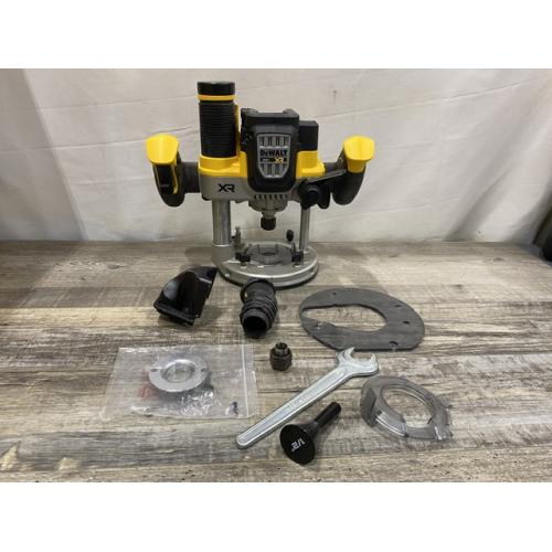 AS-IS DEWALT 20V MAX XR 2-1/4 Peak HP Brushless Cordless Plunge Router (Tool Only)