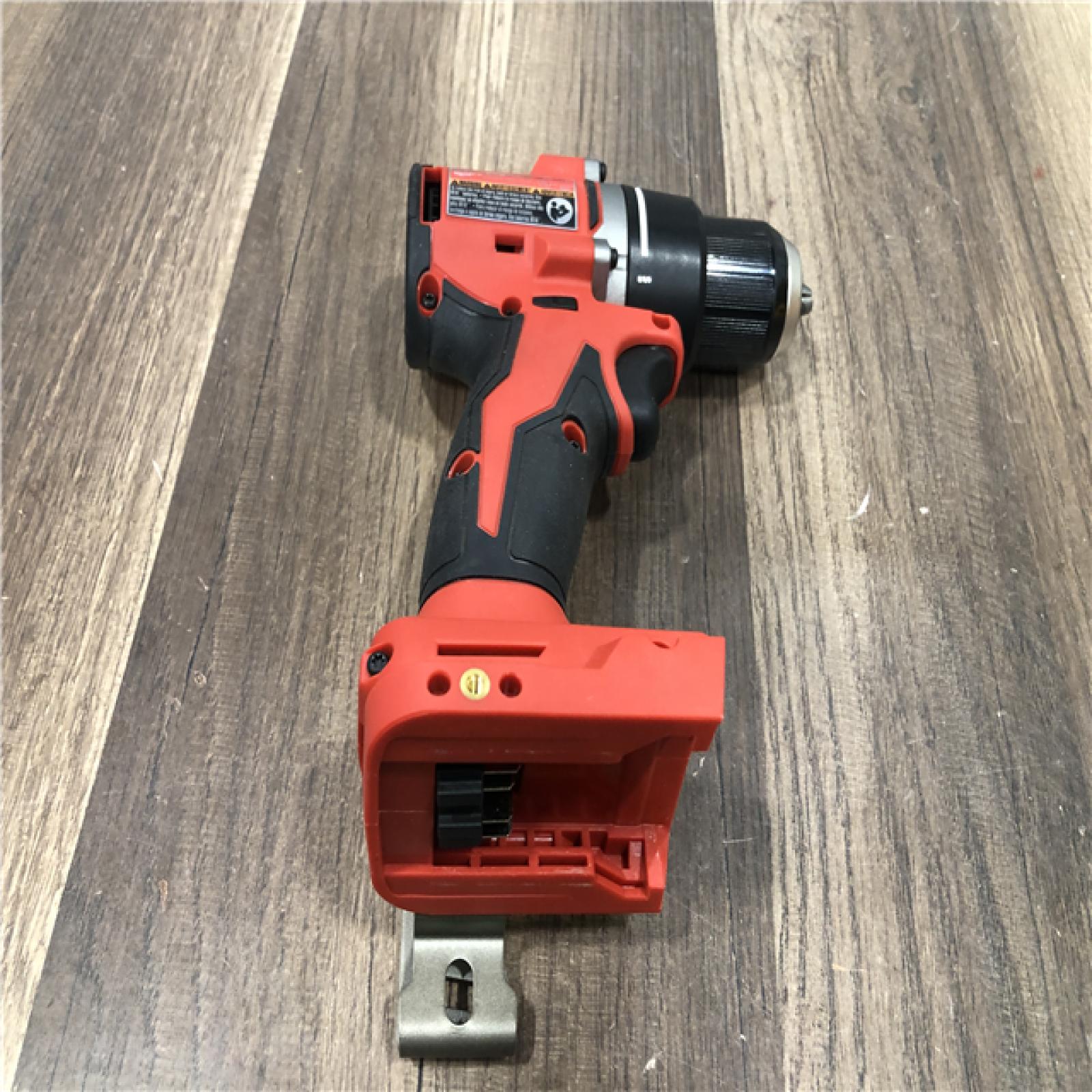 AS-IS Milwaukee 18V Lithium-Ion Brushless Cordless 1/2 in. Compact Drill/Driver (Tool-Only)