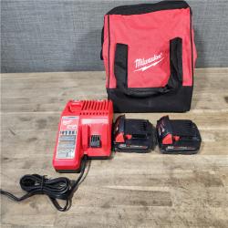 HOUSTON LOCATION - AS-IS Milwaukee M18 18V Lithium-Ion Brushless Cordless Compact Drill/Impact Combo Kit (2-Tool) W/(2) 2.0 Ah Batteries  Charger & Bag