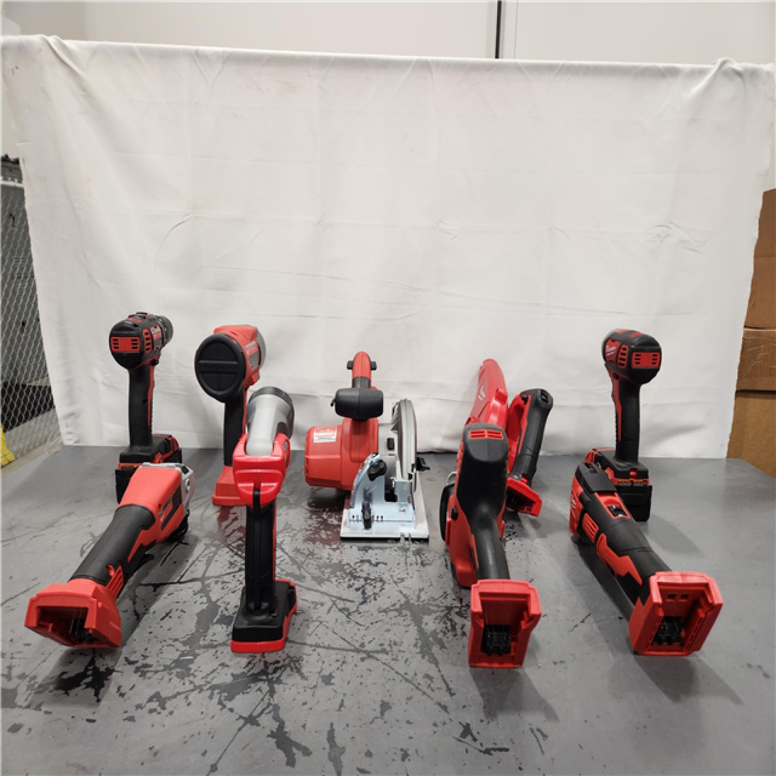 AS-IS- Milwaukee 18-Volt Lithium-Ion Cordless (9-Tool) Combo Kit