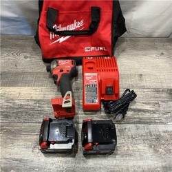 AS-IS Milwaukee FUEL SURGE 18-Volt Lithium-Ion Brushless Cordless 1/4 in. Hex Impact Driver Compact Kit