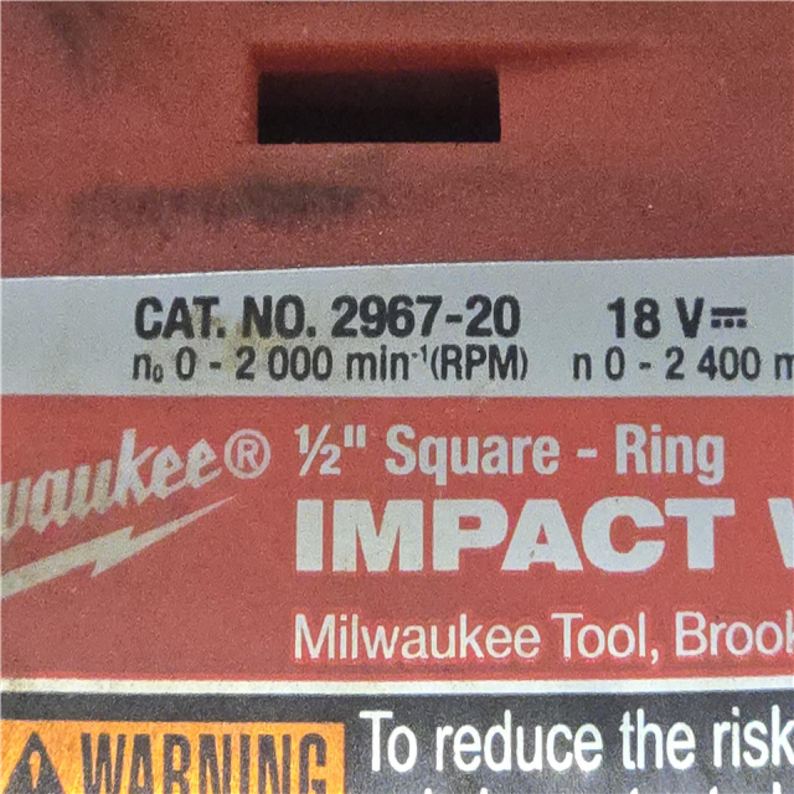 AS-IS Milwaukee FUEL 18V Cordless 1/2 in. Impact Wrench Kit