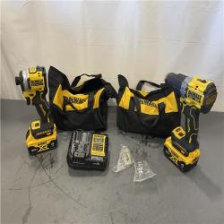 AS-IS - DEWALT 20V MAX XR Hammer Drill and ATOMIC Impact Driver 2 Tool Cordless Combo Kit