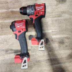 HOUSTON LOCATION - AS-IS MILWAUKEE FUEL 18V Lithium-Ion Brushless Cordless Hammer Drill and Impact Driver Combo Kit