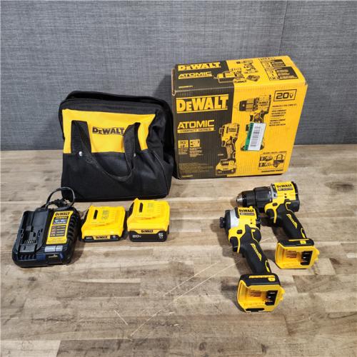 HOUSTON LOCATION - AS-IS DeWalt 2-Tool Combo Kit W/ (2) BATTERY & CHARGER