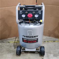 HOUSTON LOCATION - AS-IS (APPEARS LIKE NEW) HUSKY 20 Gal. 165 PSI Vertical Electric Quiet Air Compressor