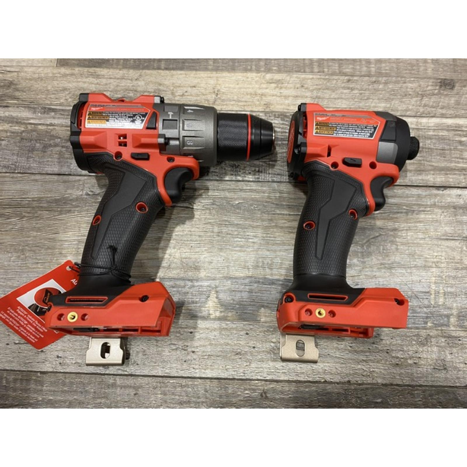 LIKE NEW - Milwaukee FUEL 18V Lithium-Ion Brushless Cordless Hammer Drill and Impact Driver Combo Kit
