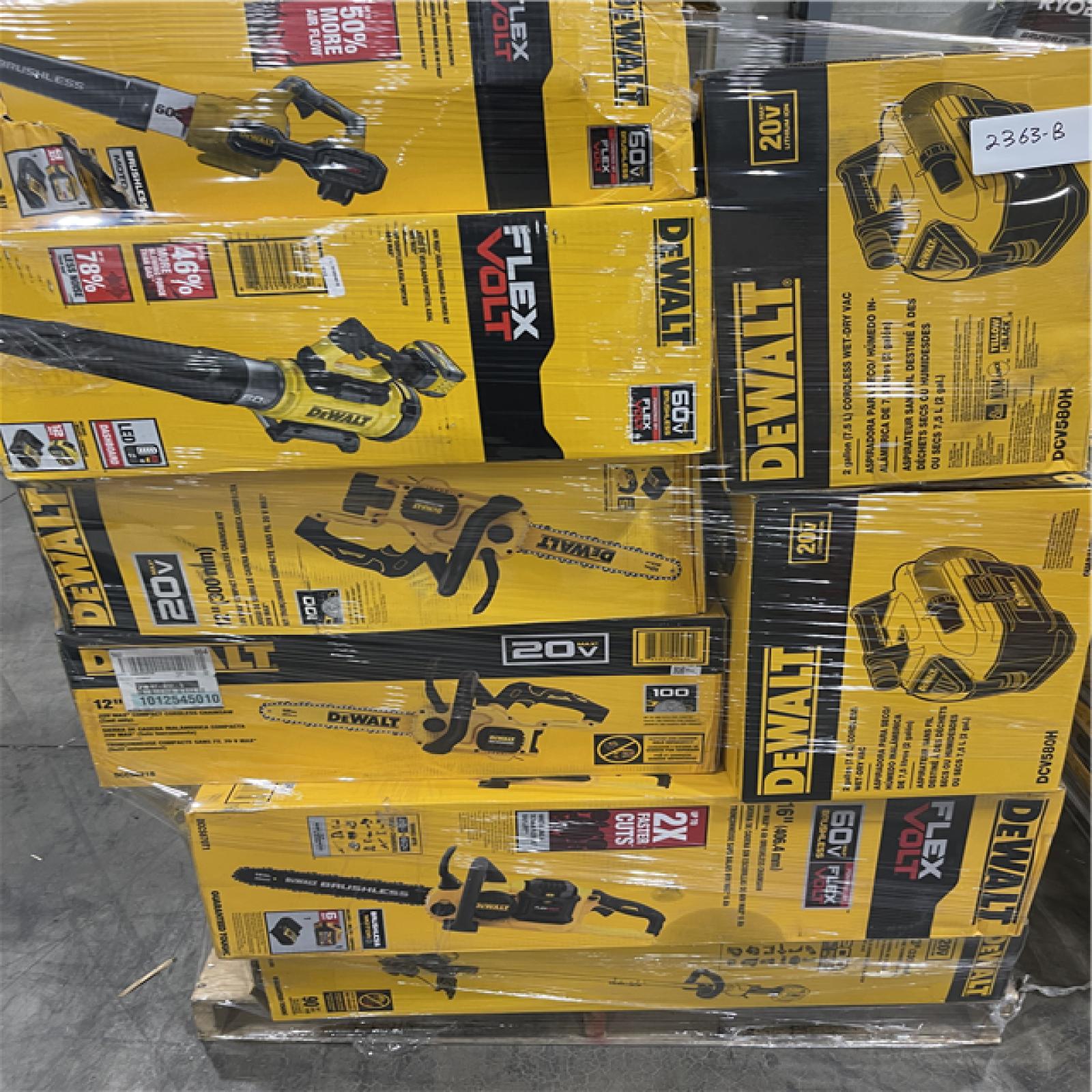 Pittston Location As-Is Power Tools Partial Truckload (14 pallets) 2363-B