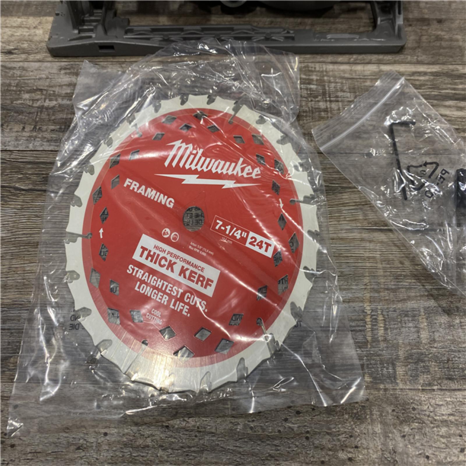 AS-IS Milwaukee FUEL 18V Lithium-Ion Cordless 7-1/4 in. Rear Handle Circular Saw (Tool-Only)