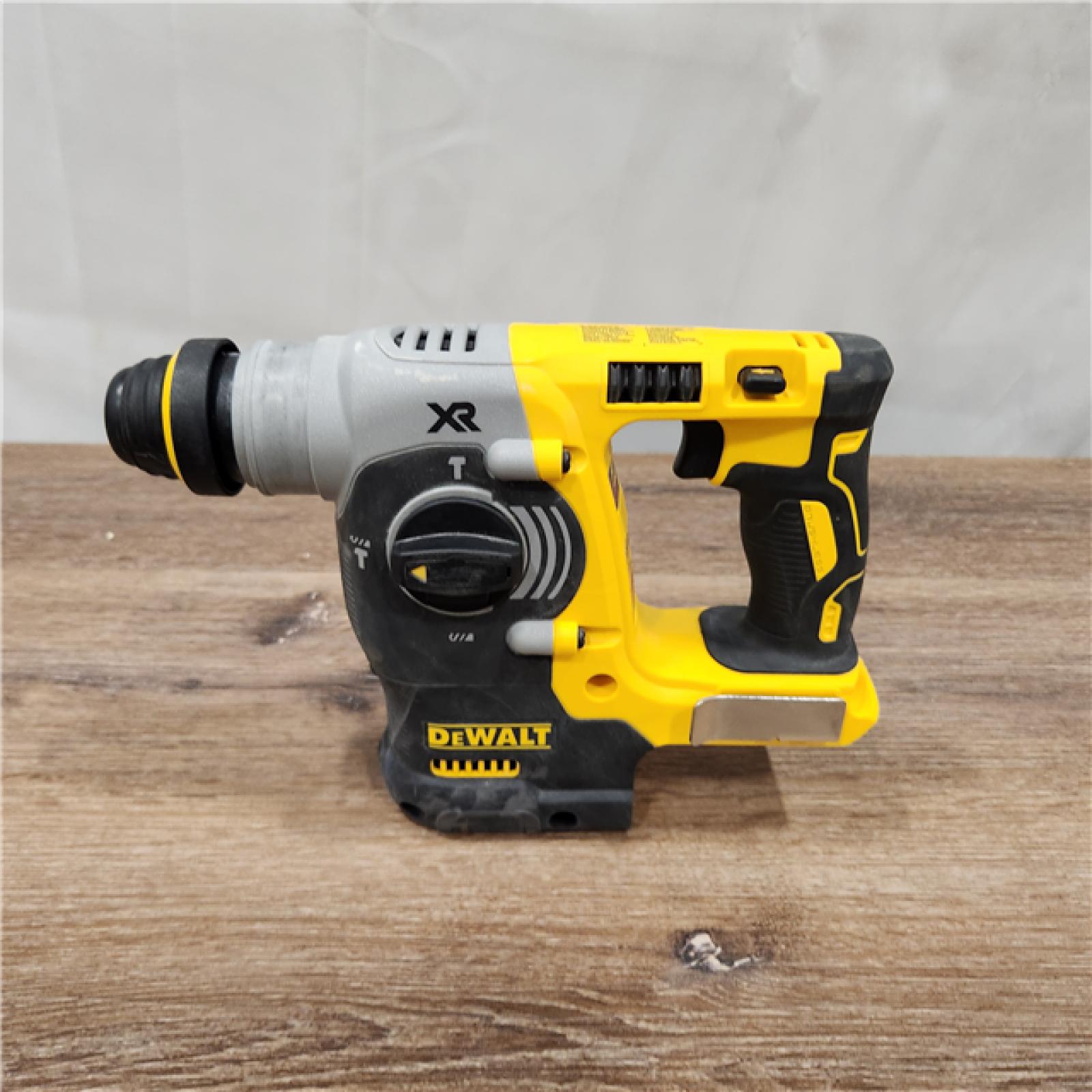 AS-IS DEWALT DCH273B 20V MAX XR Lithium-Ion Brushless Cordless 1â€ SDS-Plus L-Shape Rotary Hammer (Tool Only)