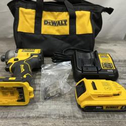 AS-IS DEWALT Atomic 20V Max Lithium-Ion Brushless Cordless Compact 1/4 in. Impact Driver Kit