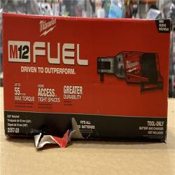 NEW! - Milwaukee M12 FUEL 12V Lithium-Ion Brushless Cordless 3/8 in. Ratchet (Tool-Only)