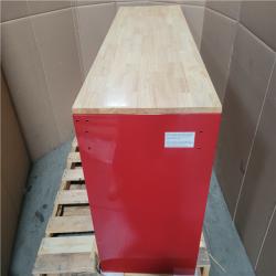 California AS-IS HUSKY 10 Drawer Mobile Workbench with Pegboard; Appears in Excellent Condition