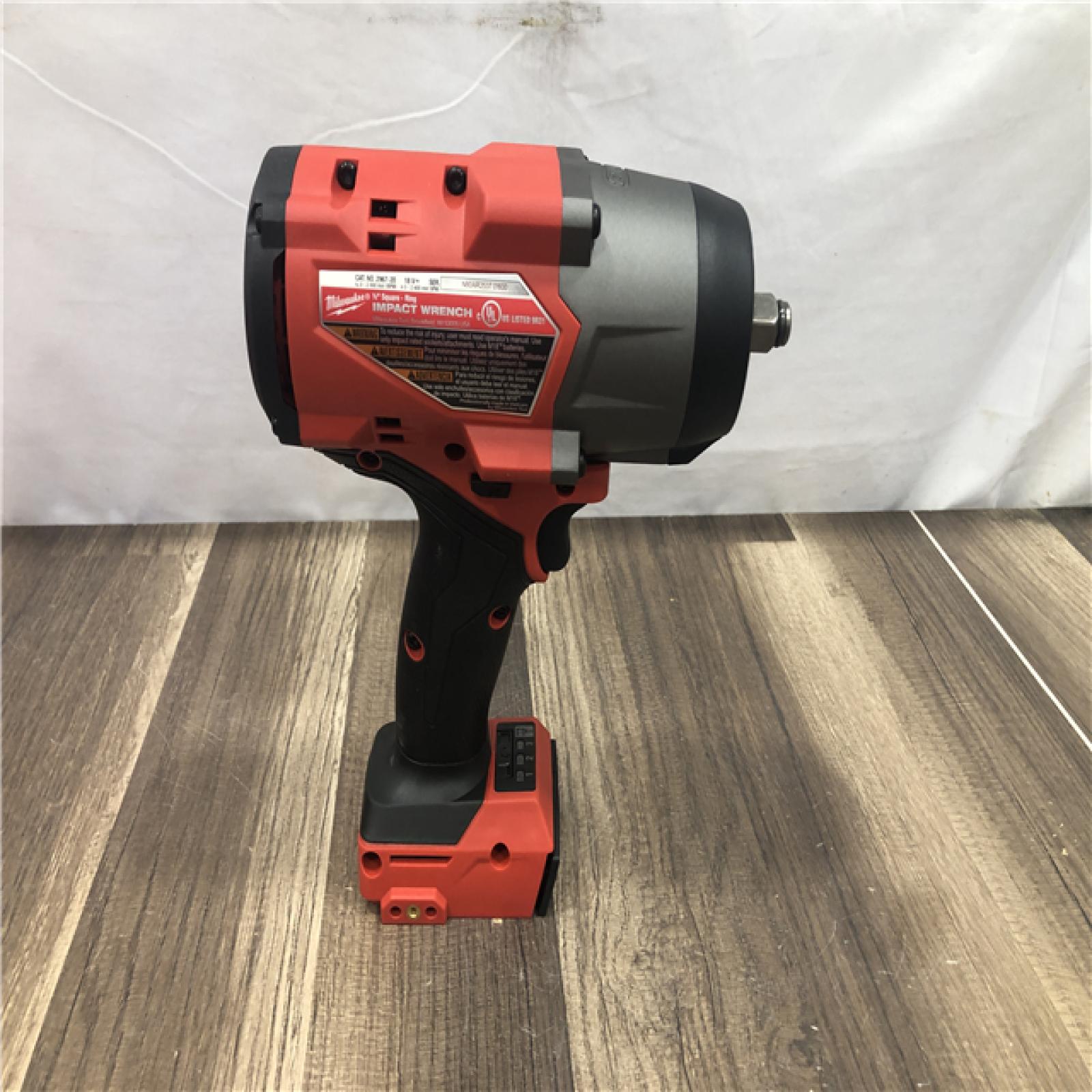 AS-IS Milwaukee FUEL 18V Lithium-Ion Brushless Cordless 1/2 in. Impact Wrench w/Friction Ring Kit