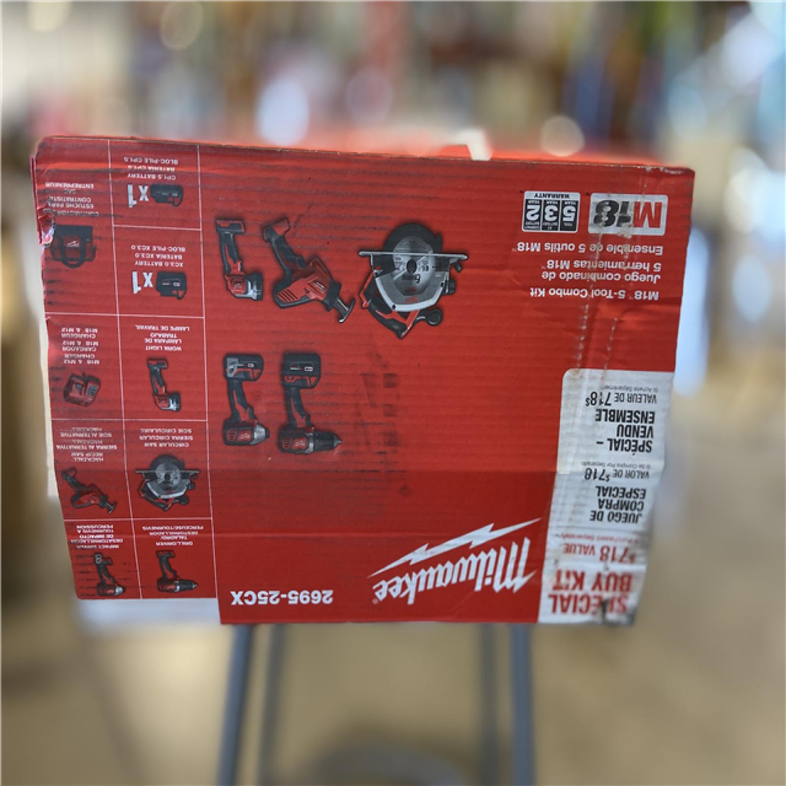 NEW! - Milwaukee M18 18V Lithium-Ion Cordless Combo Kit