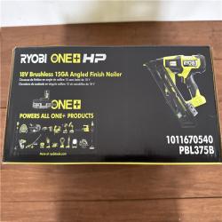 California NEW Sealed Box Ryobi 18V Brushless 15GA  Angled Finish Nailer