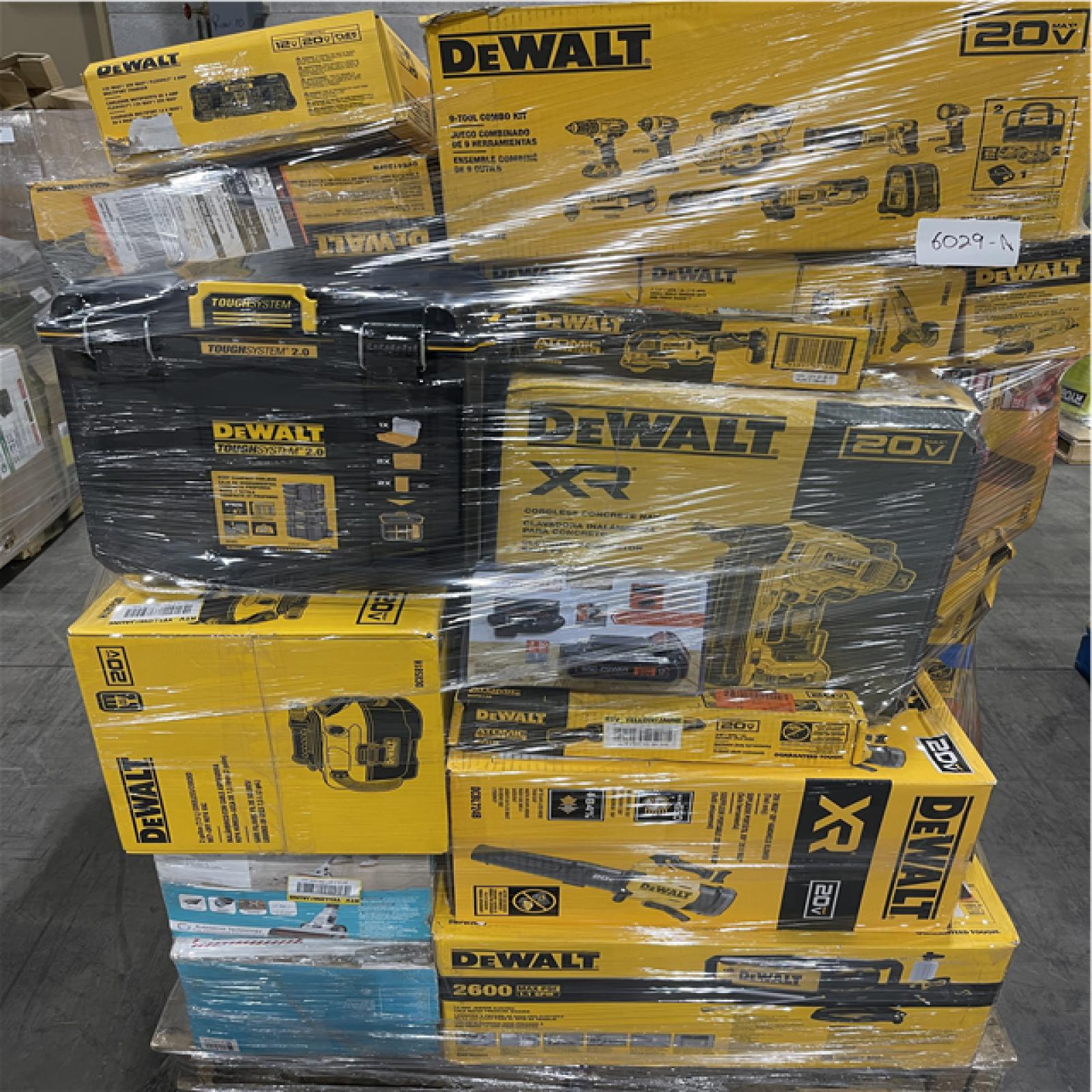 Pittston Location As-Is Power Tools Partial Truckload (9 pallets) 6029-A