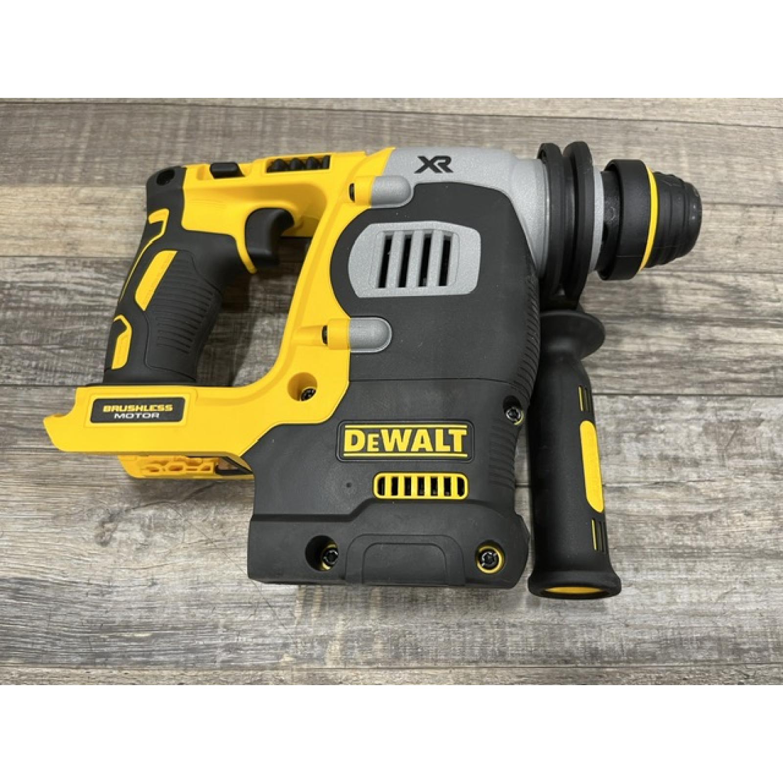 AS-IS DEWALT 20V MAX XR Cordless Brushless 1 in. SDS Plus L-Shape Rotary Hammer (Tool Only)