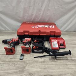 AS-IS MILWAUKEE FUEL 18V  Cordless Hammer Drill and Impact Driver Combo Kit