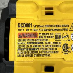 AS-IS DEWALT 20V XR Lithium-Ion Cordless Brushless 1/2 in. Drill/Driver Kit