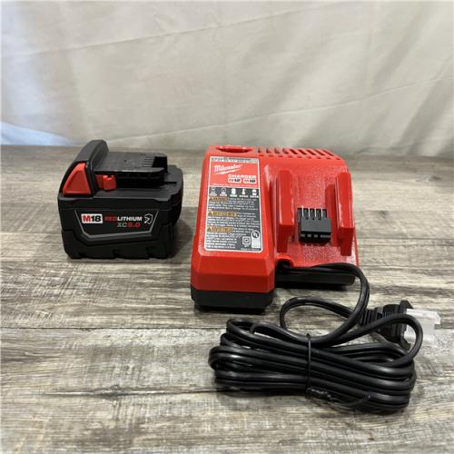 AS-IS Milwaukee 18-Volt Lithium-Ion XC Starter Kit with One 5.0Ah Battery and Charger