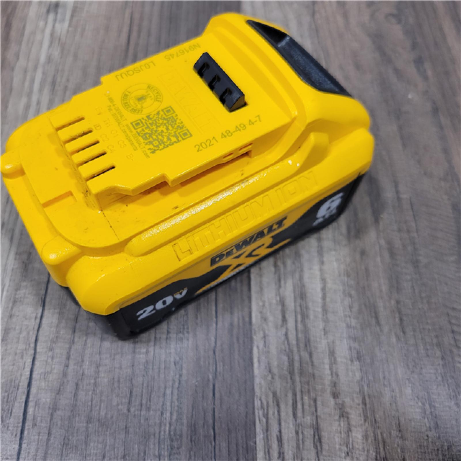 AS-IS DEWALT 20-Volt MAX XR Lithium-Ion Premium Battery Pack 6.0Ah