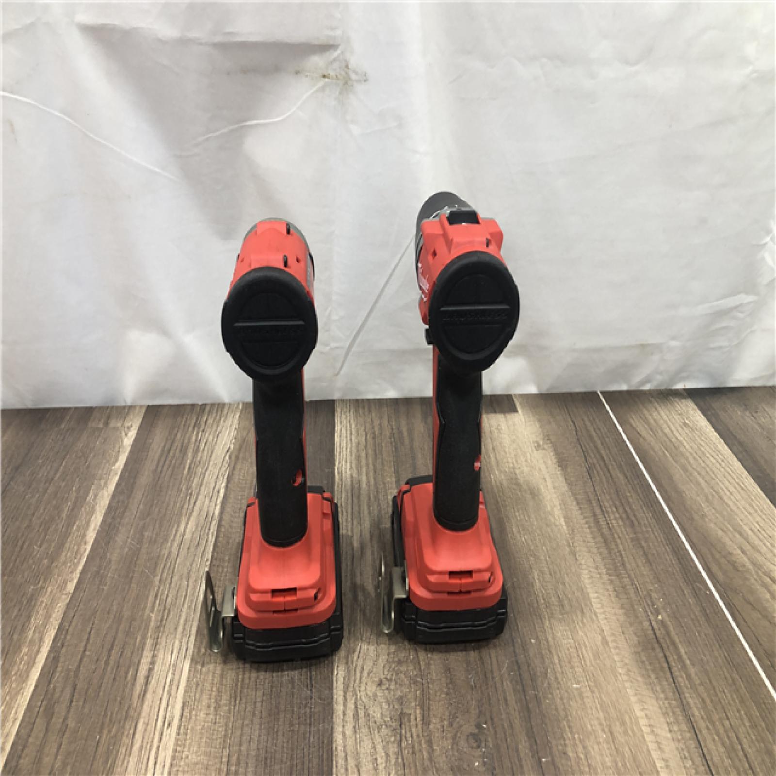 AS-IS Milwaukee 18V Lithium-Ion Brushless Cordless Compact Drill/Impact Combo Kit