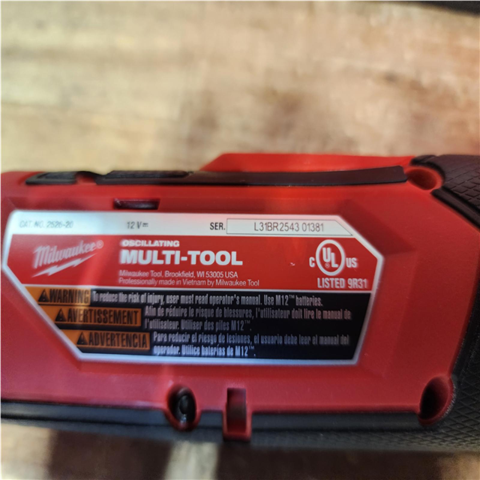 Houston Location Milwaukee FUEL Oscillating Multi tool