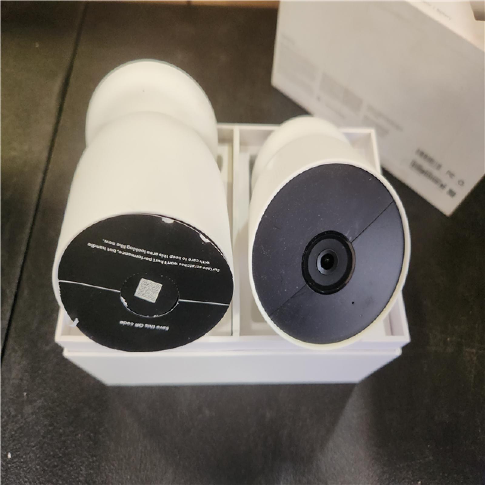 Phoenix AS-IS Google Nest Indoor/Outdoor Wireless Smart Security Camera (Battery) 2-Pack