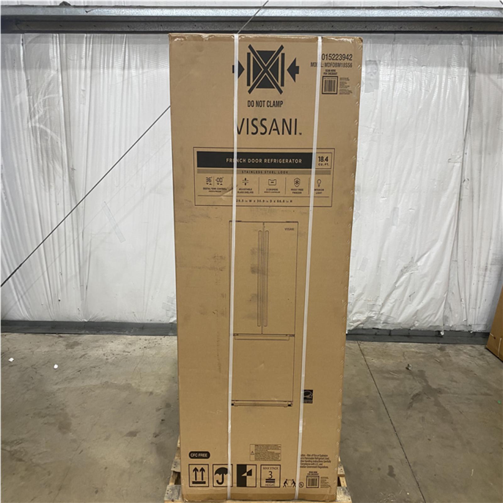 Houston Location - AS-IS home improvement pallet VISSANI REFRIGERATOR